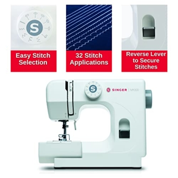 SINGER M1000 Portable Sewing Machine for Beginners