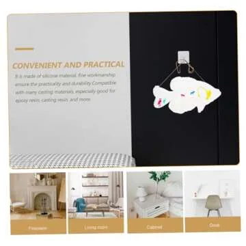 Hohopeti Goldfish Silicone Mold for Creative Decor Projects