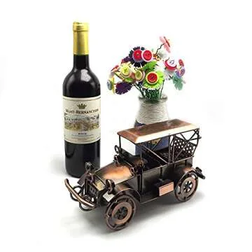 Tipmant Metal Antique Vintage Car Model Tin Home Décor Decoration Ornaments Handmade Handcrafted Collections Collectible Vehicle Toys