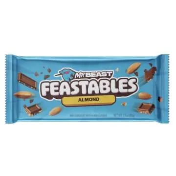 Beast Chocolate Bars – Peanut Butter Milk Chocolate, Dark Chocolate, Milk Chocolate, Milk Crunchand Milk Chocolate Almond Bars (5 Pack) NEW FORMULA! Creamier and Thicker - 2.1 oz Bars