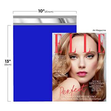 Fuxury/Fu Global 10x13" 100Pcs Poly Mailers Bags for Clothing/Hoody/Shirt/Jacket, Plastic Mailing En...