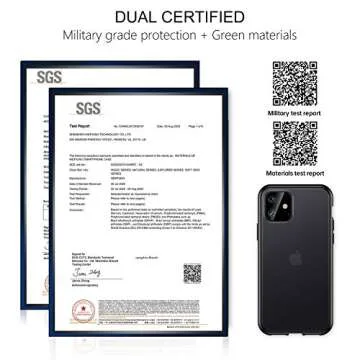 Meifigno Magic Series Compatible with iPhone 11 Case, [Military Grade Drop Tested], Translucent Matte PC with Soft Edges, Shockproof Phone Case Designed for iPhone 11 6.1 inch (2019), Black