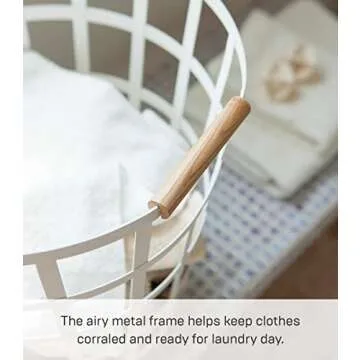 Stylish YAMAZAKI Tosca Round Laundry Basket for Home