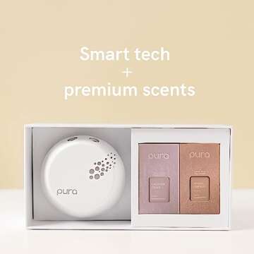 Pura Smart Home Fragrance Device Bundle (Simply Lavender and Vanilla Chiffon)