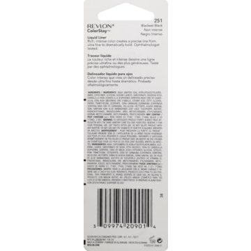 Revlon ColorStay Liquid Eyeliner, Longwear Waterproof Formula