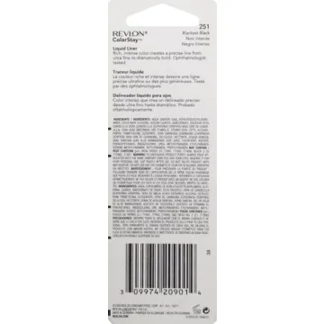Revlon ColorStay Liquid Eyeliner, Longwear Waterproof Formula