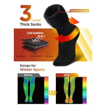 Bymore Thermal Socks: Warm, Cozy, and Perfect for Winter