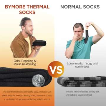 Bymore Thermal Socks: Warm, Cozy, and Perfect for Winter