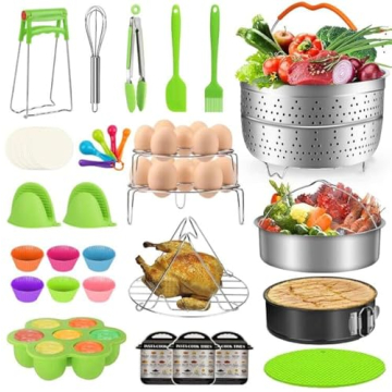 MIBOTE 98 Pcs Instant Pot Accessories Set for Healthy Cooking