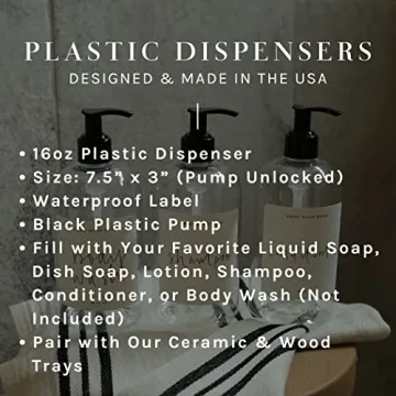 Elegant 16 oz Soap Dispenser | Stylish & Refillable