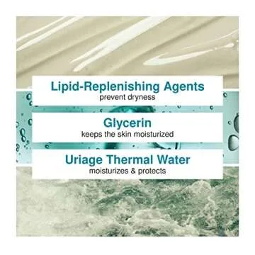 URIAGE Cleansing Oil 17 fl.oz. | Extra Gentle Cleanser for Face and Body - Leaves the Skin Clean and Moisturized | Ideal for all Skin Types, Even Very Dry and Sensitive Ones