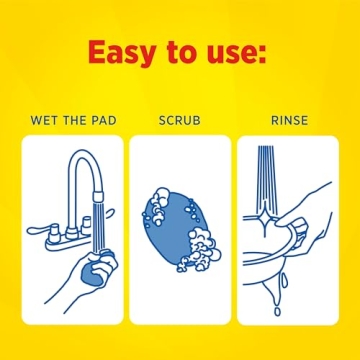 S.O.S Steel Wool Soap Pads 10 Ct for Efficient Cleaning