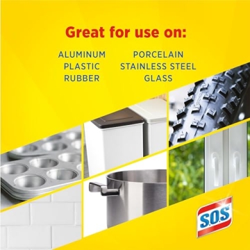 S.O.S Steel Wool Soap Pads 10 Ct for Efficient Cleaning