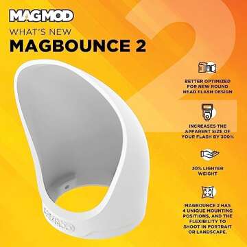 MagMod MagBounce 2 and MagGrip 2 | Speedlight Diffuser Set