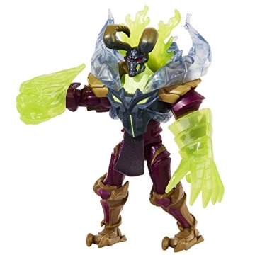 Masters of the Universe and He-Man Skeletor Reborn Action Figure with Power Attack Move & Accessories, Motu Collectible Toy, 4 Years & Older