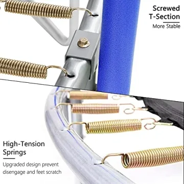 AOTOB 8 FT Trampoline with Safety Net and Accessories