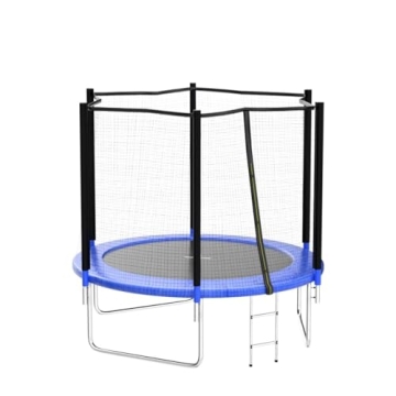 AOTOB 8 FT Trampoline with Safety Net and Accessories