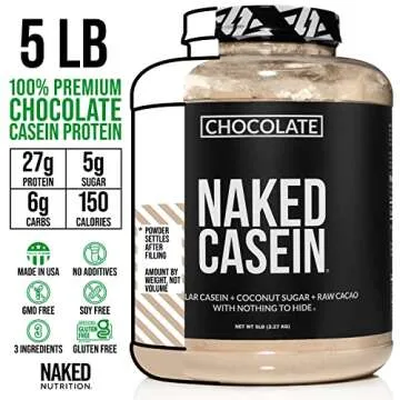Naked Chocolate Casein - Pure Micellar Protein - Bulk Size