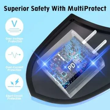 iPhone 16 15 14 Charger, 2 Pack 20W USB C Fast Wall Charger Adapter with 6 FT USB-C to C Cable and USB-C to Lightning Cable for iPhone 15 14 13 12 11 Pro Max XR XS, iPad, Galaxy, AirPods