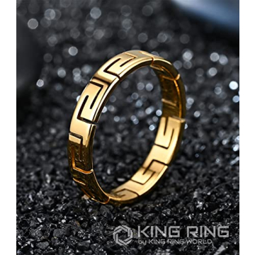 Elegant King Ring - Unique Greek Design for Everyone