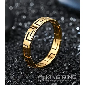 Elegant King Ring - Unique Greek Design for Everyone