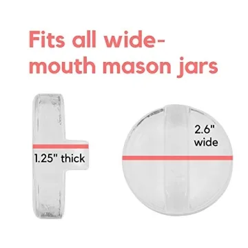 5-Pack Glass Fermentation Weights for Mason Jars
