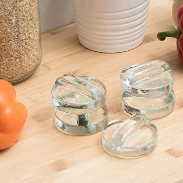 5-Pack Glass Fermentation Weights for Mason Jars