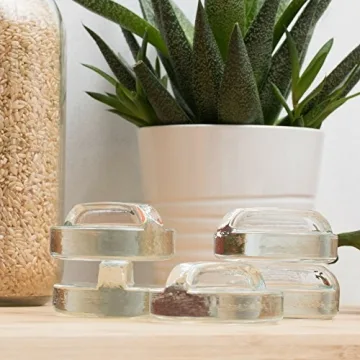 5-Pack Glass Fermentation Weights for Mason Jars