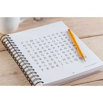 Brain Games - Word Searches - Large Print (Red)