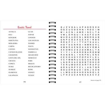 Brain Games - Word Searches - Large Print (Red)