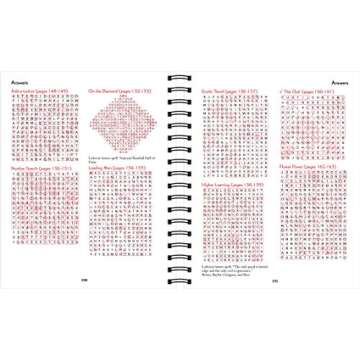 Brain Games - Word Searches - Large Print (Red)