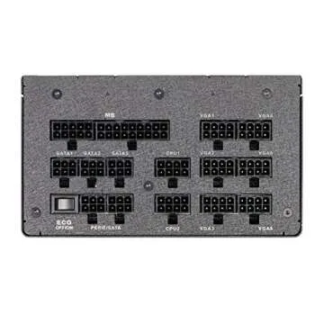 EVGA SuperNOVA 1000 T2, 80+ TITANIUM 1000W, Fully Modular, EVGA ECO Mode, 10 Year Warranty , Includes FREE Power On Self Tester, Power Supply 220-T2-1000-X1