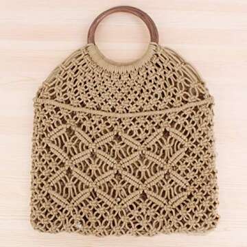 Chic Ayliss Handmade Straw Bag for Women - Versatile & Stylish