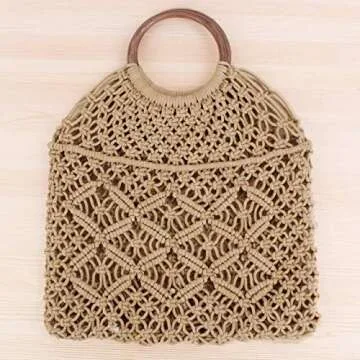 Chic Ayliss Handmade Straw Bag for Women - Versatile & Stylish