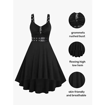 Plus Size Vintage 50s Sleeveless Swing Cocktail Dress
