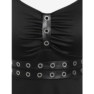 Plus Size Vintage 50s Sleeveless Swing Cocktail Dress