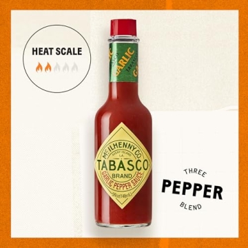 Tabasco Garlic Pepper Sauce - Flavorful & Mild Hot Sauce