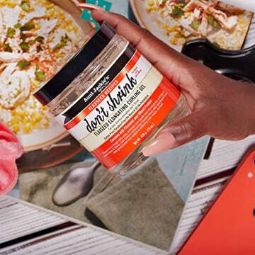 Aunt Jackie's Flaxseed Recipes Don't Shrink Elongating Hair Curling Gel for Natural Curls, Coils and Waves, Helps Prevent Dryness and Flaking, 15 oz