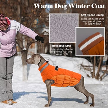 Lelepet Dog Coat with Built-in Harness and Reflective Features