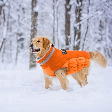 Lelepet Dog Coat with Built-in Harness and Reflective Features