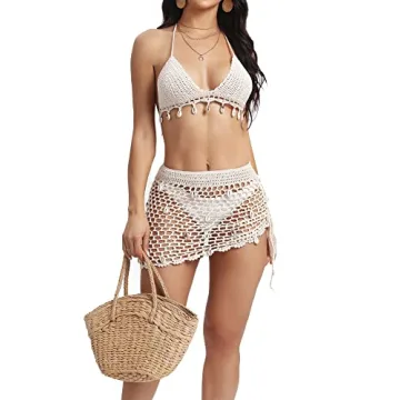 Stylish Women's Summer 2 Piece Beach Swimsuit Set