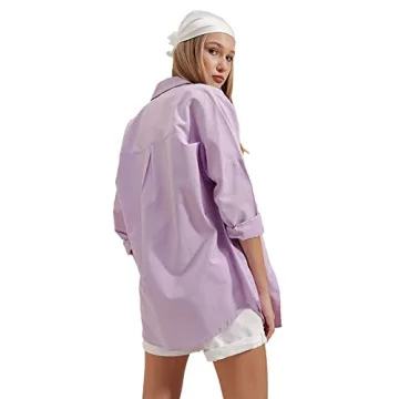 BIG DART Oversized Button Down Shirts for Women