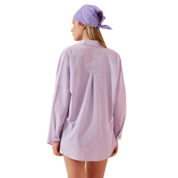 BIG DART Oversized Button Down Shirts for Women