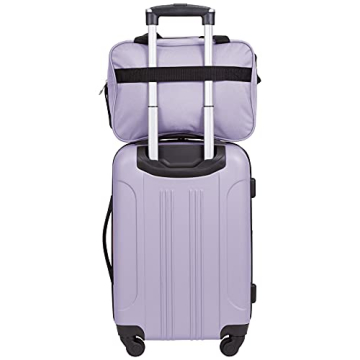 Midtown Hardside Luggage Set - 4 Pieces in Lilac