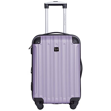 Midtown Hardside Luggage Set - 4 Pieces in Lilac