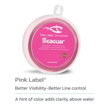 Seaguar Pink Label 100% Fluorocarbon Fishing Line 40lbs, 25yds Break Strength/Length - 40PL25