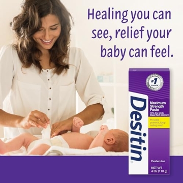 Desitin Diaper Rash Cream with 40% Zinc Oxide, 4 oz