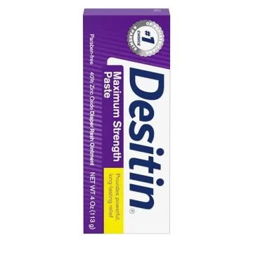 Desitin Diaper Rash Cream with 40% Zinc Oxide, 4 oz
