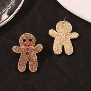 Sparkly Crystal Dangle Earrings for Festive Cheer