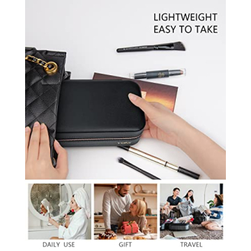 Stylish V-LAFUY Travel Jewelry Case Organizer for Women